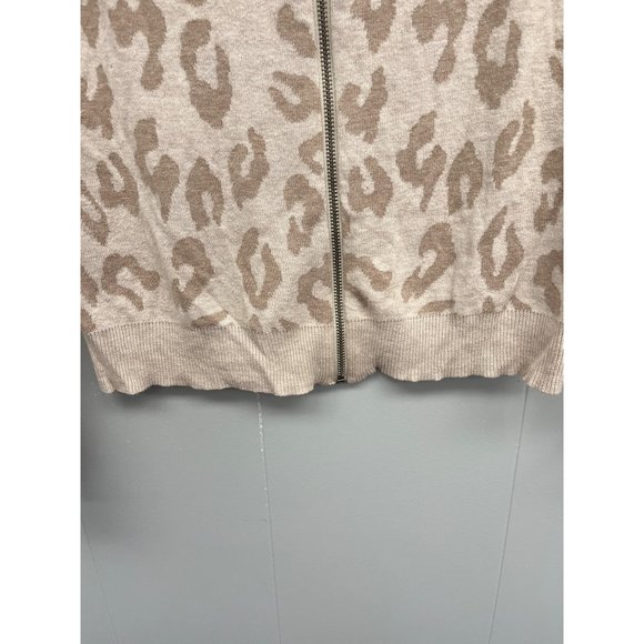 Como Black Full Zip Animal Print Sweat XS - Picture 2 of 8